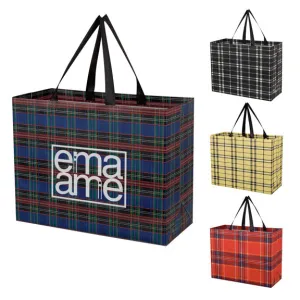Soho Tartan Laminated Non Woven Shopper Bag