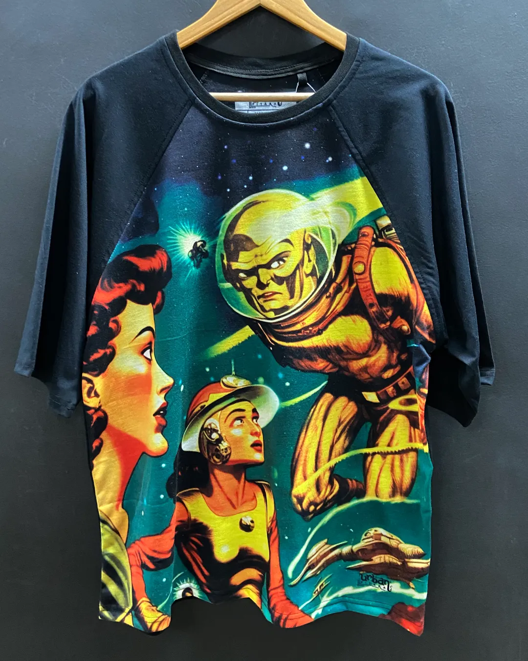 Space Mythology Oversized Raglan T-shirt