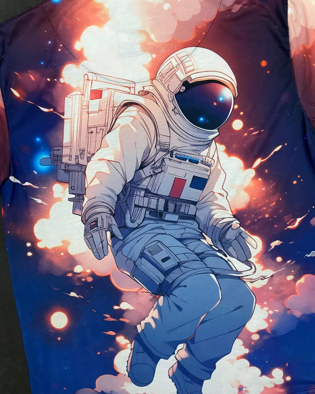 Spacesuit Abstract Oversized T-shirt