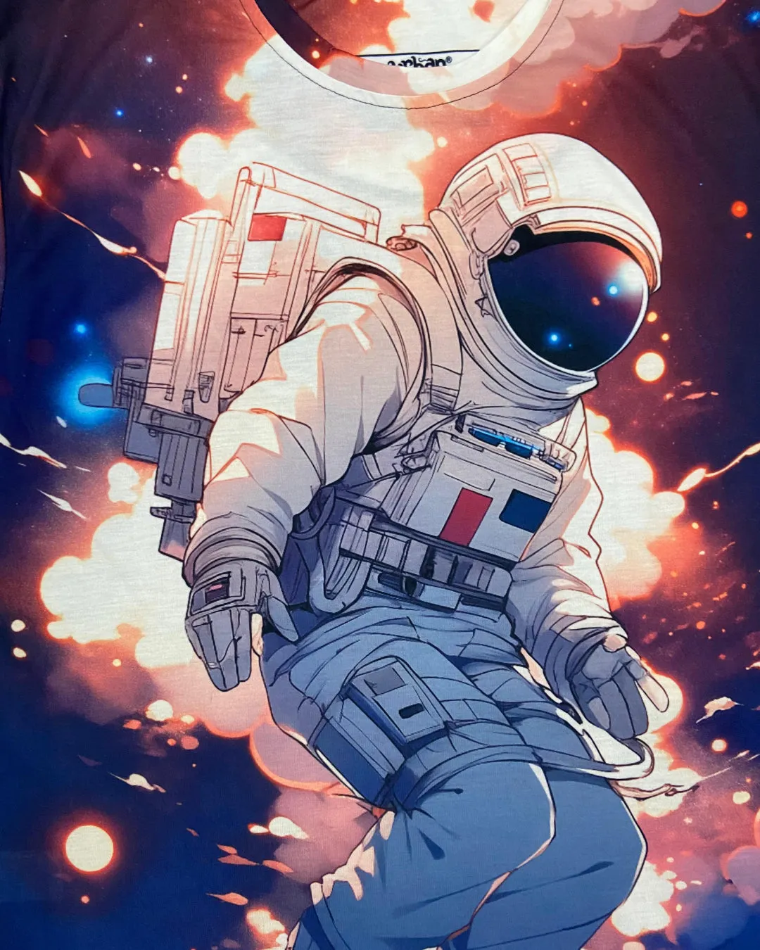 Spacesuit Abstract Oversized T-shirt