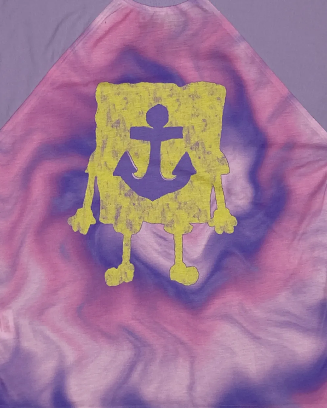 Spongebob Anchor Oversized Raglan T-shirt