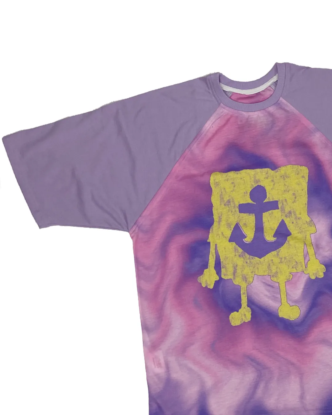Spongebob Anchor Oversized Raglan T-shirt