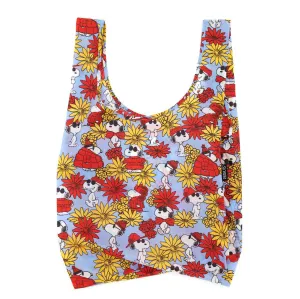 Standard Reusable Tote: Floral Snoopy
