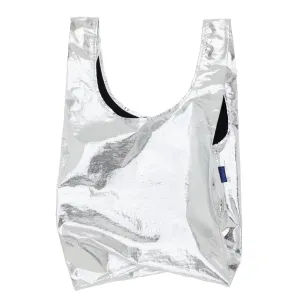 Standard Reusable Tote: Metallic Silver