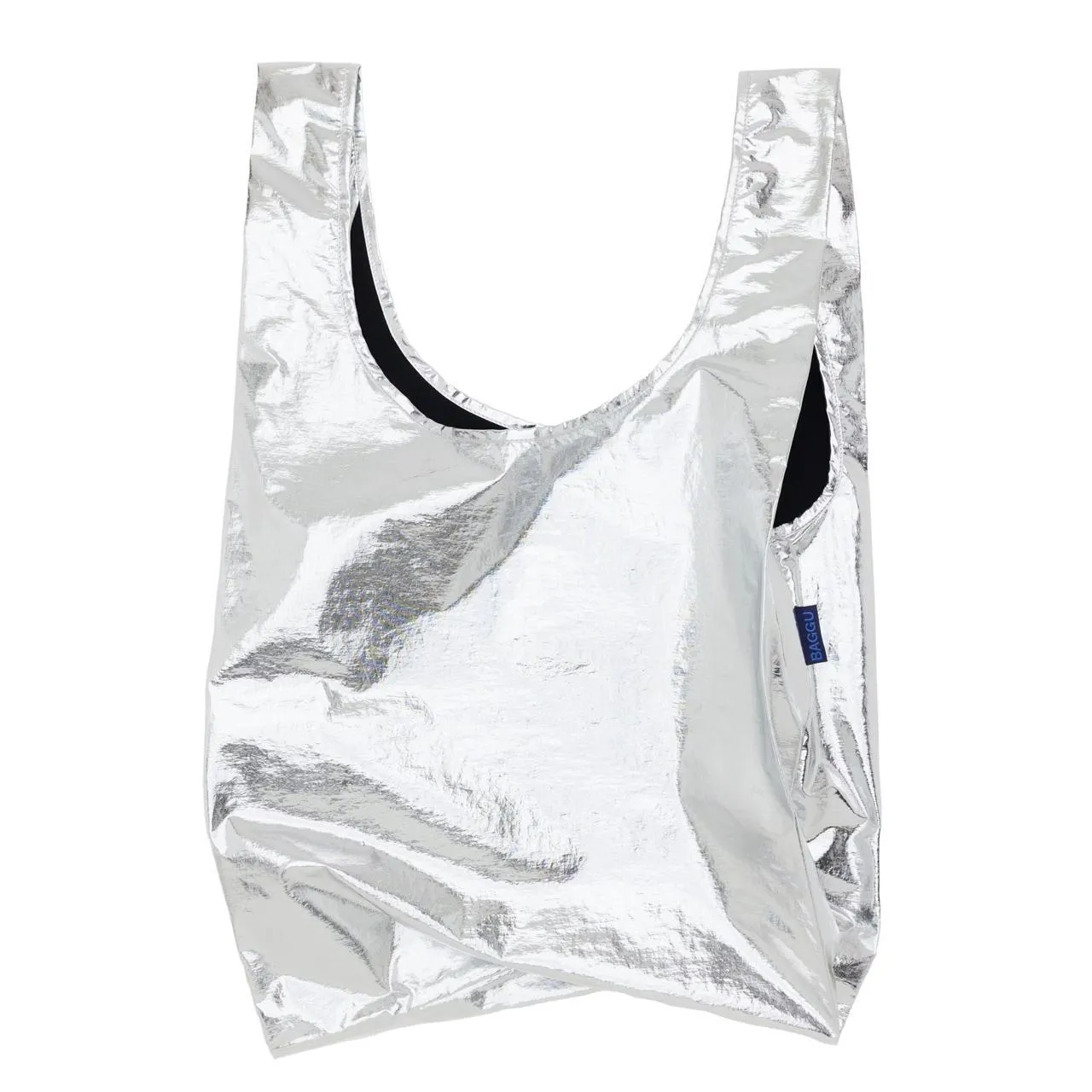 Standard Reusable Tote: Metallic Silver