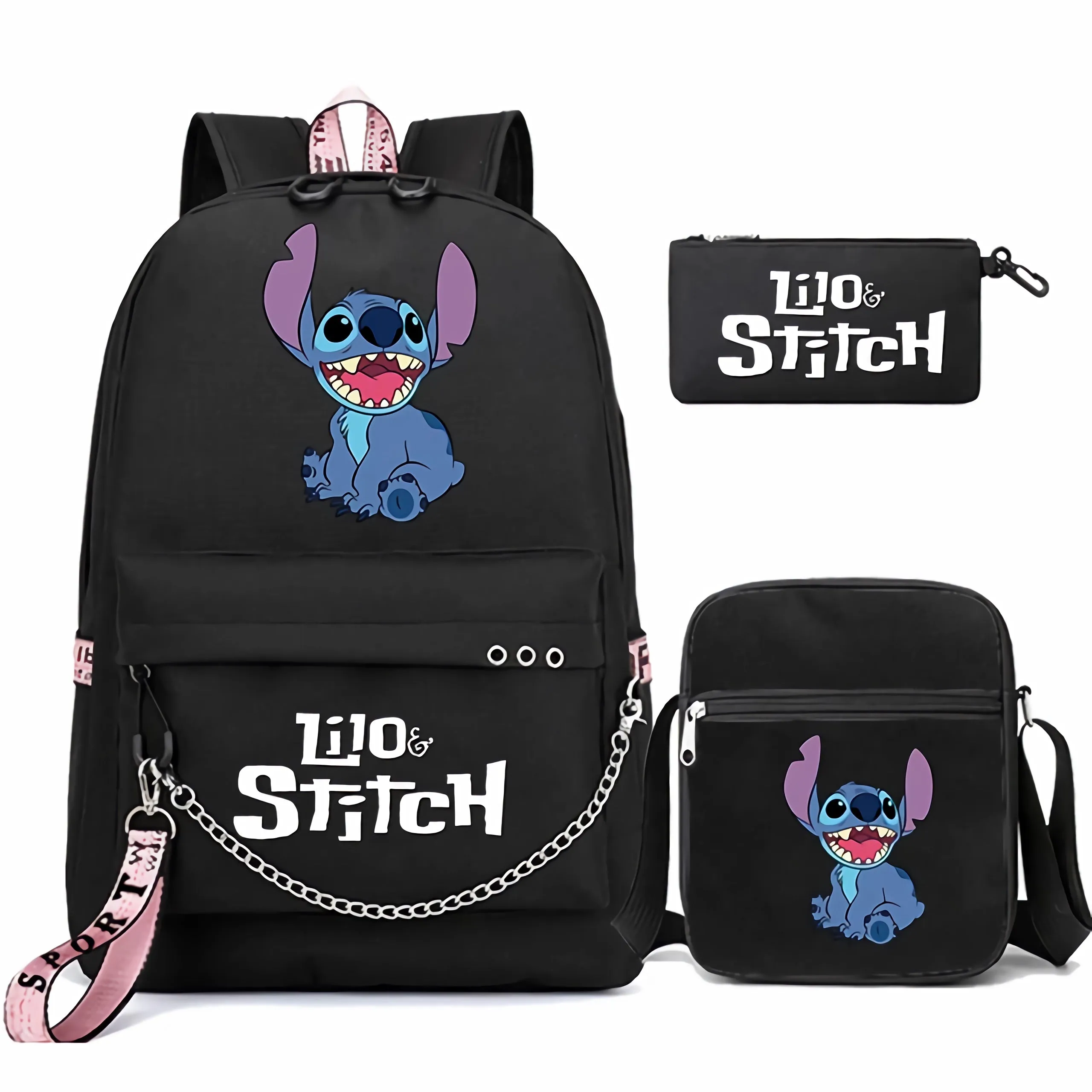 Stitch Backpack And Lunch Bag