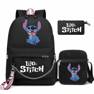 Stitch Backpack And Lunch Bag