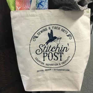 Stitchin' Post Canvas Tote Bag