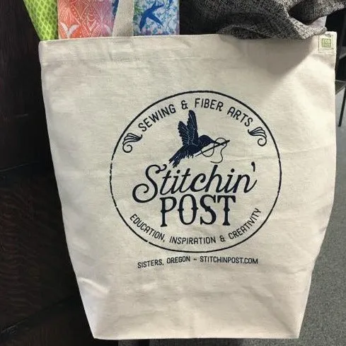 Stitchin' Post Canvas Tote Bag