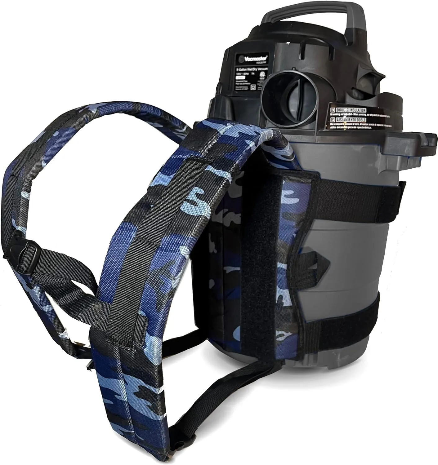 Strap Pack - Backpack Harness for Attaching and Hauling Heavy Oversized Loads (Camo)