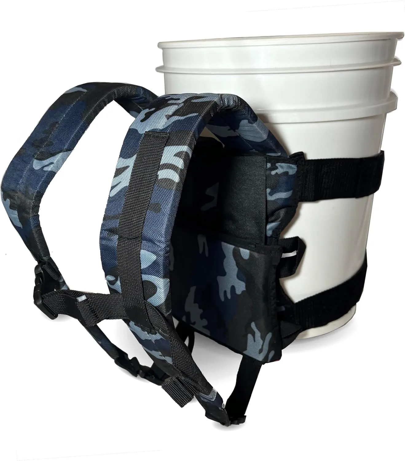 Strap Pack - Backpack Harness for Attaching and Hauling Heavy Oversized Loads (Camo)