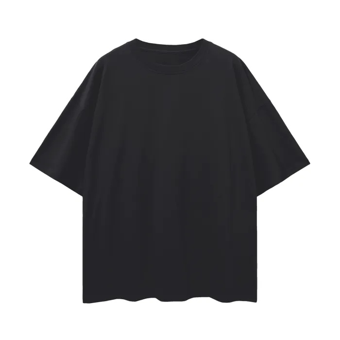 Stud Graphic Tee Intersectional Pride T-Shirt on Black Oversize Deep Drop Shoulder Tee - 190 GSM
