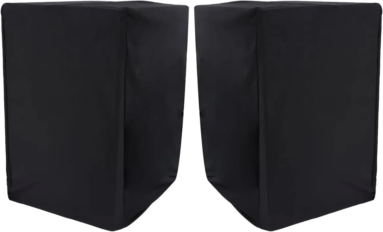 Studio Monitor Dust Cover Protective Compatible With YAMAHA HS5 Admin Audio T5V KRK Rokit 5 G4 Black 5-Inch Professional Powered Speaker cover(2 packs)
