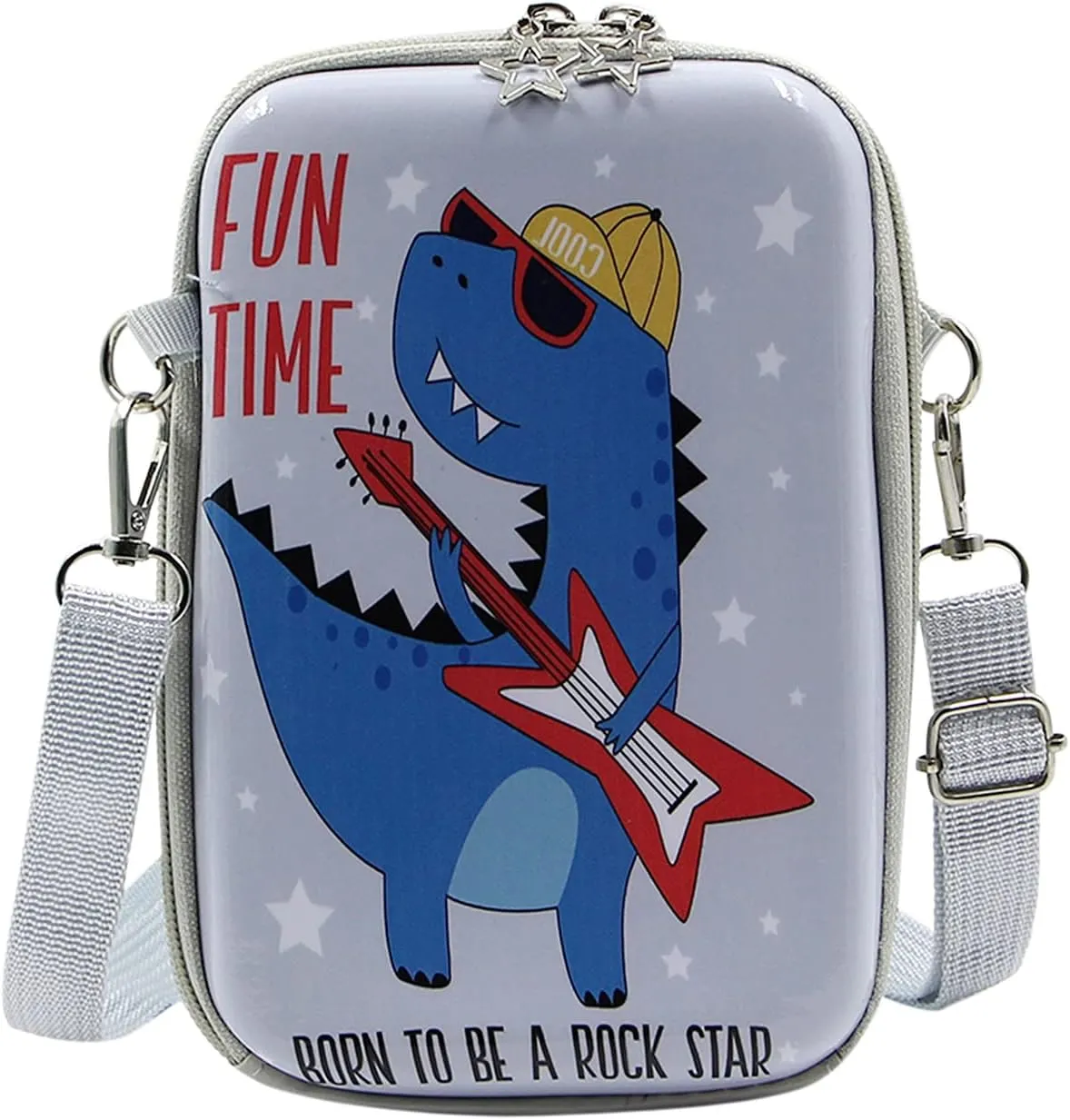 Suillty Kids Cute Dinosaur Small Crossbody Purse Shoulder Bag Waterproof Cell Phone Wallet Pouch for Boys Girls