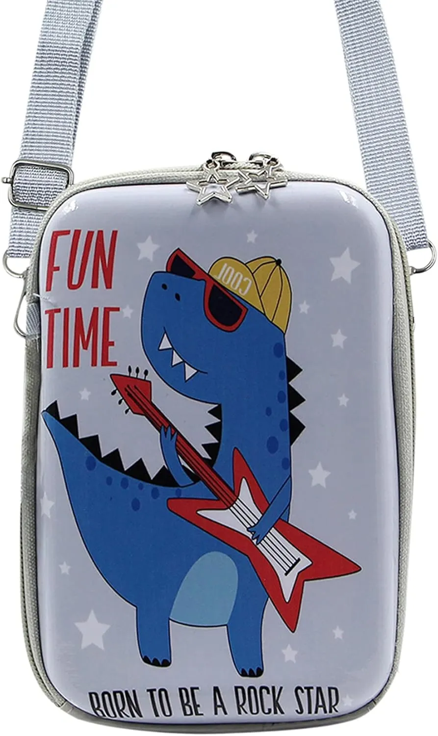 Suillty Kids Cute Dinosaur Small Crossbody Purse Shoulder Bag Waterproof Cell Phone Wallet Pouch for Boys Girls