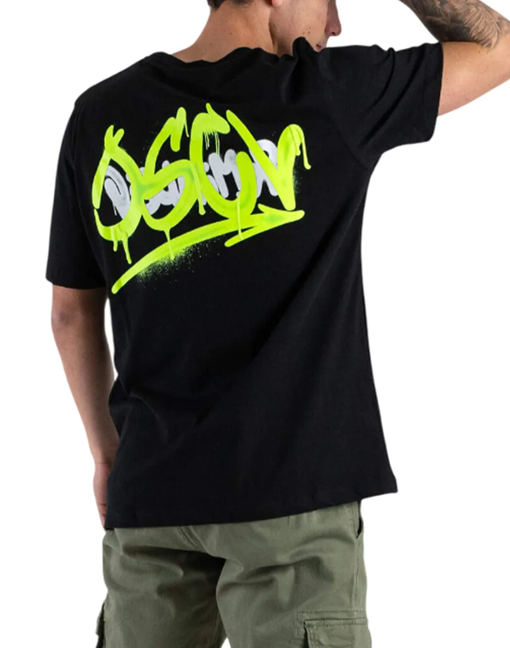 T SHIRT CON STAMPA GRAFFITI