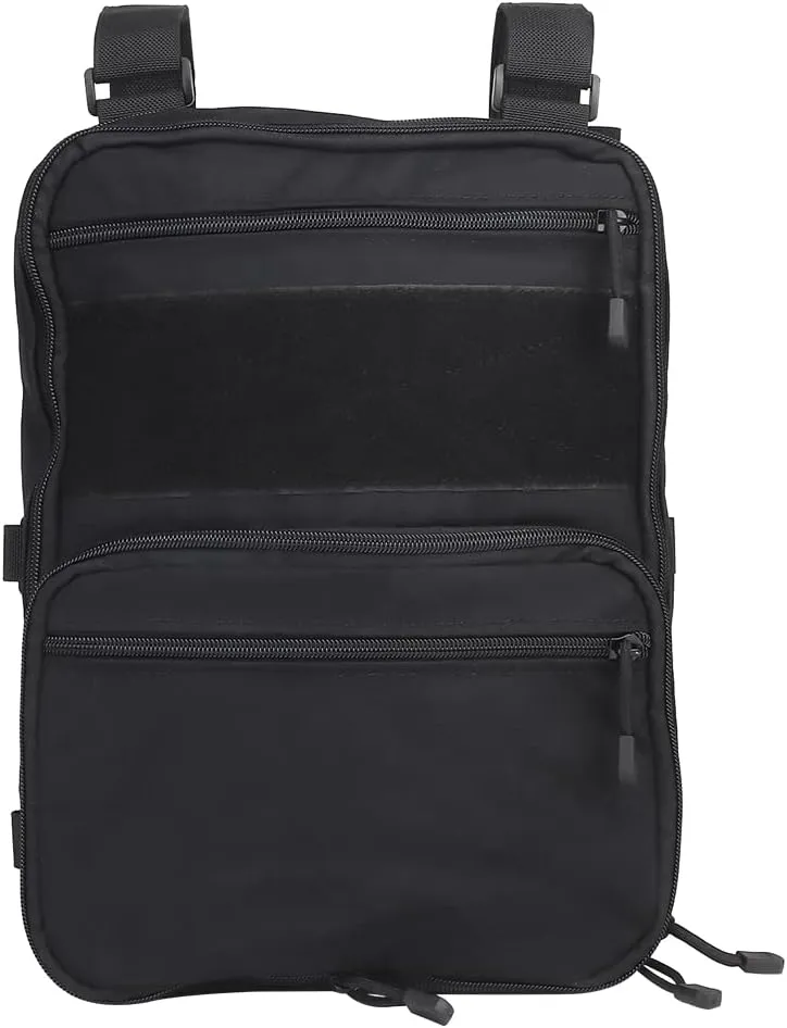 Tactical MOLLE Flatpack D3 Backpack Expansible Hydration Carrier Softback for Chest Rig Airsoft Vest