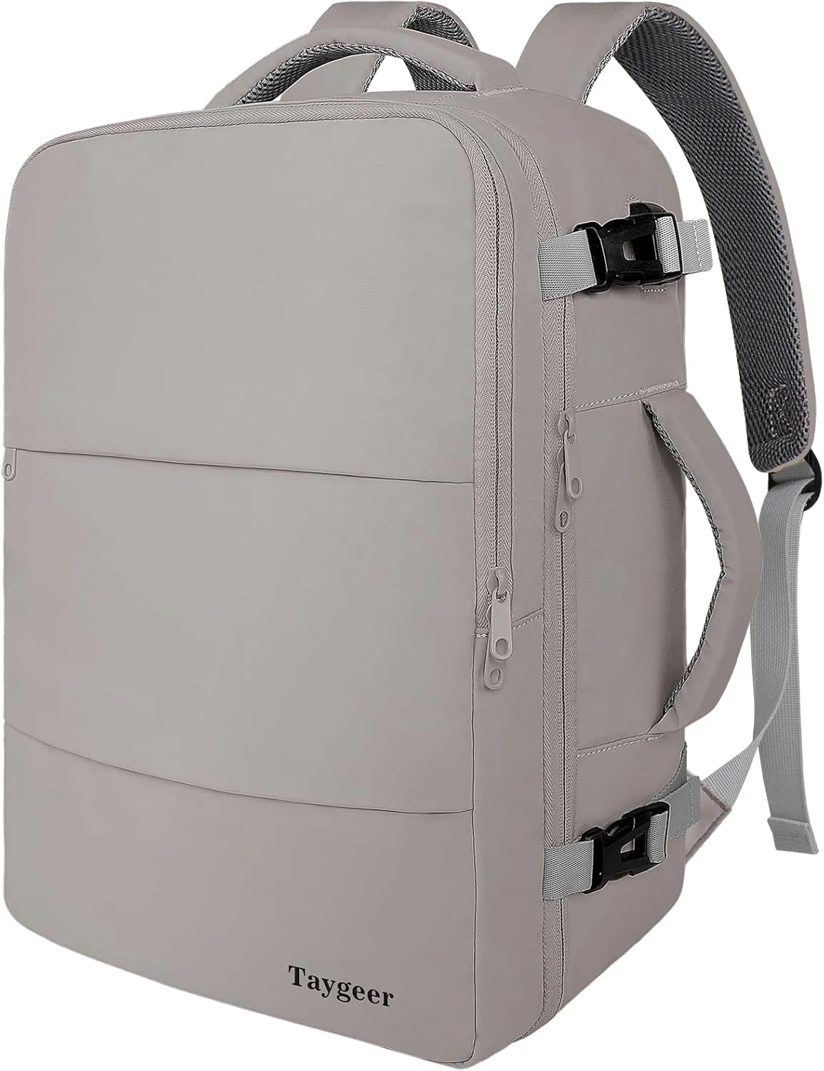 Taygeer Laptop Backpack Purse for Women, Backpack for College Essentials with 17.3inch Laptop Compartment, Travel Mochila Airline Approved CarryOn Work Bag for Nursing Doctor Business Travel, Brown