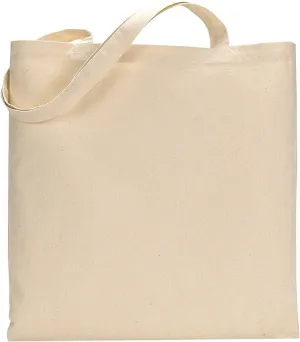 TBF Cotton Canvas Tote Bags 15x16 - Reusable Blank Grocery Shopping Totes for DIY, Printing, Embroidery