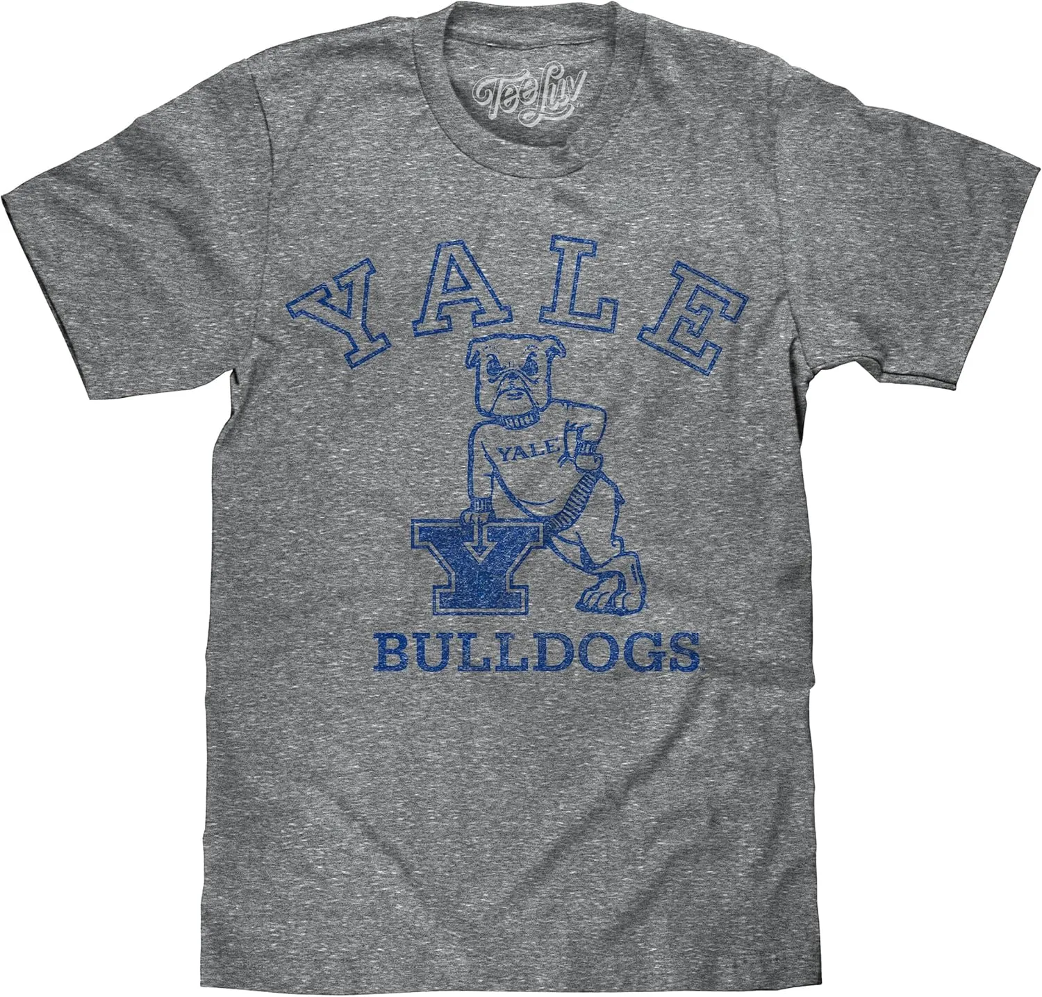 Tee Luv Men's Yale University Shirt - Handsome Dan Yale Bulldogs T-Shirt