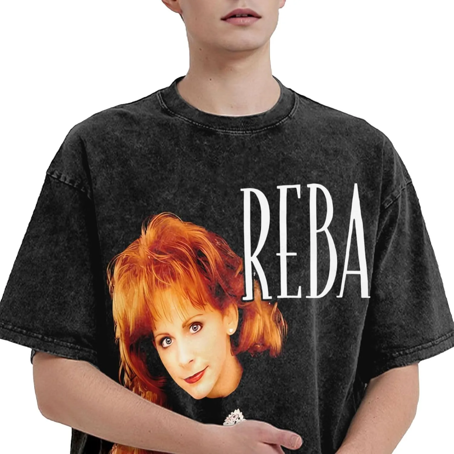 Teen Streetwear Oversized Retro T Shirt Short-Sleeve Unisex Teens Cotton Shirt