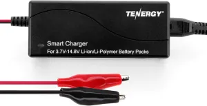 Tenergy TLP-4000 Universal 1A Smart Charger for Li-Ion/Polymer Battery Packs with PCB (3.7V-14.8V 1-4 Cell)