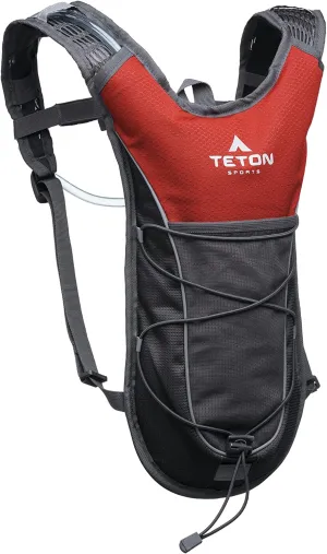 Teton Trailrunner Hydration Backpack, Hydration Pack for Hiking, Running, Cycling, Biking. Lightweight Vest for Men and Women. Sewn-in Rain Cover, 2L Water Bladder Included