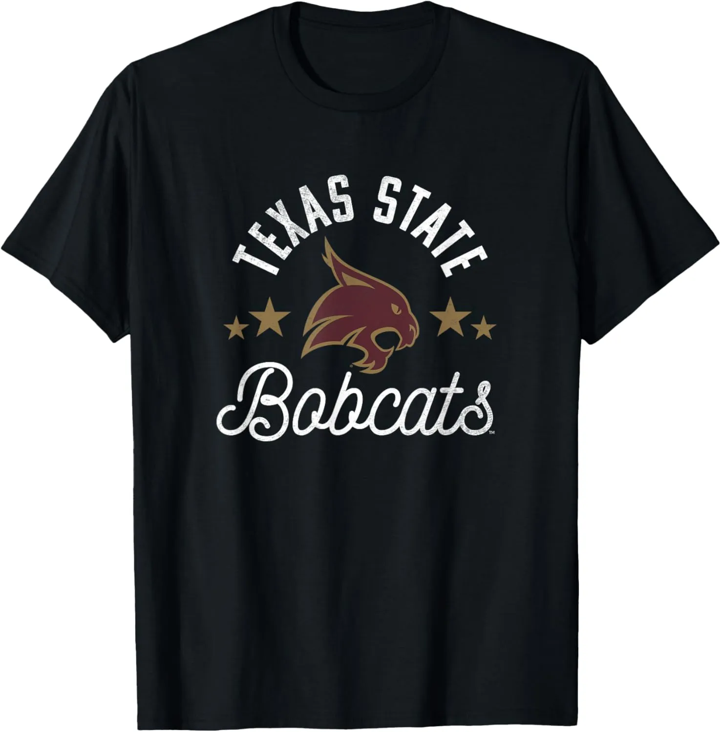 Texas State University Bobcats Logo T-Shirt