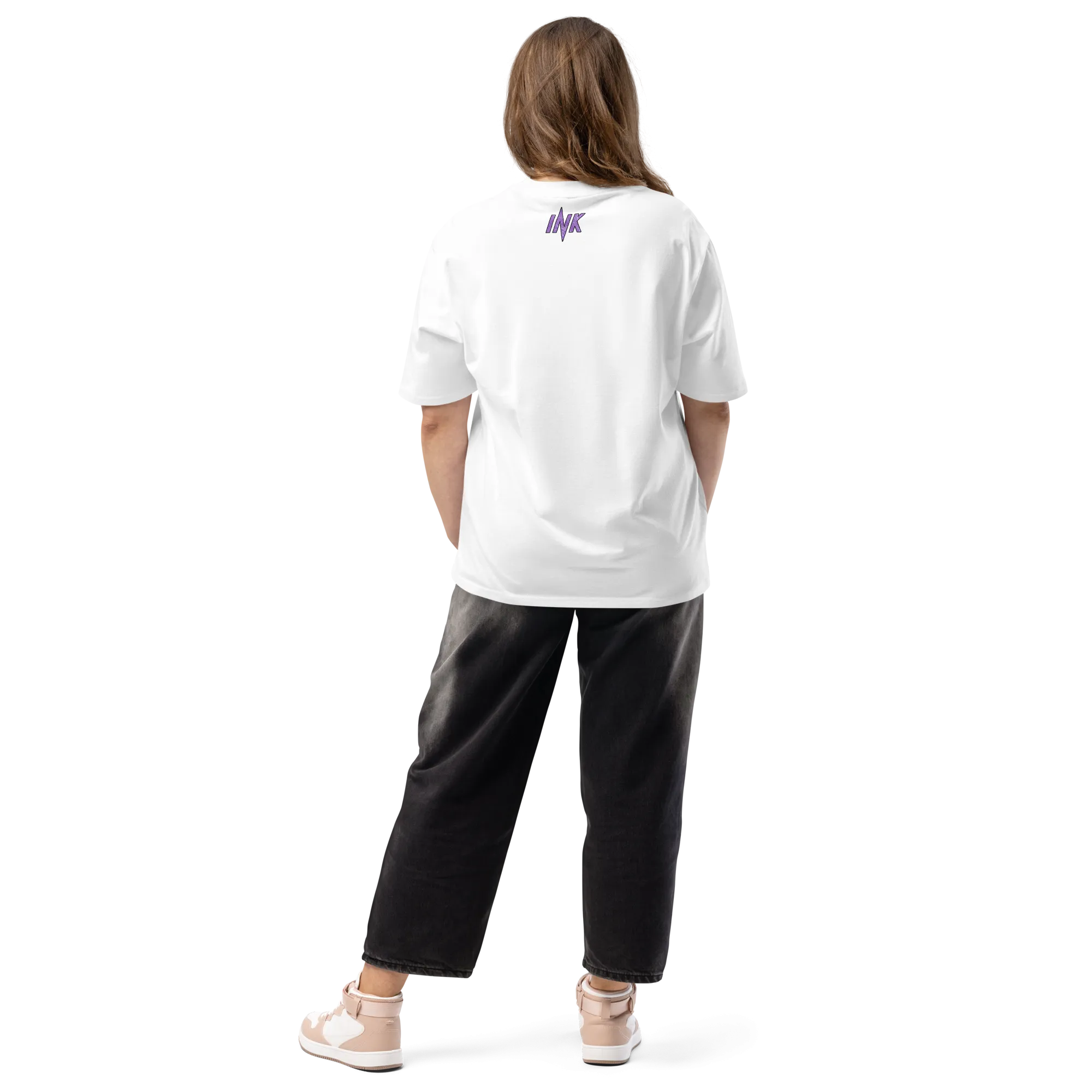 The Lavender Route Oversized Heavy-Cotton Tee