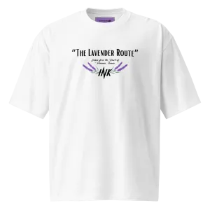 The Lavender Route Oversized Heavy-Cotton Tee