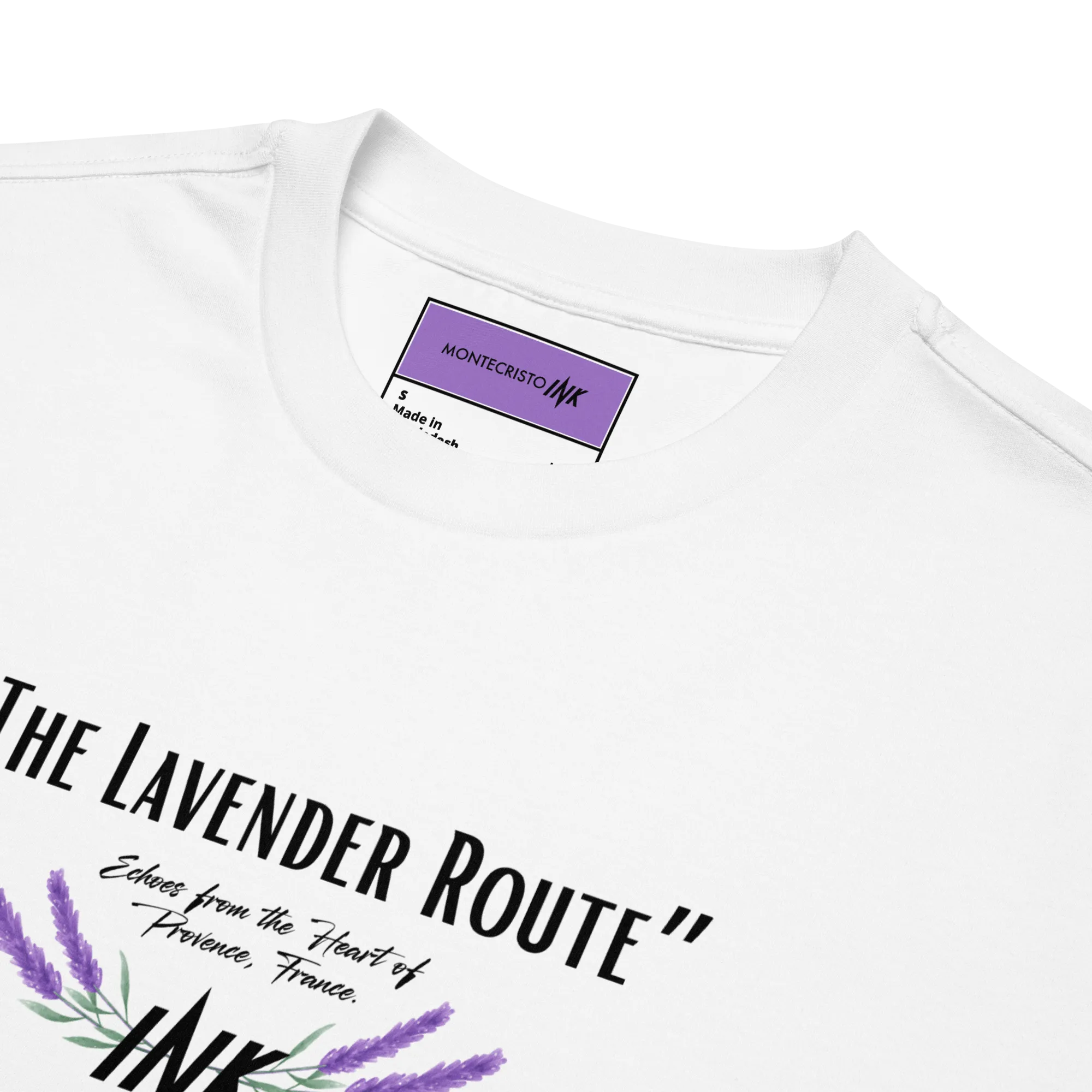 The Lavender Route Oversized Heavy-Cotton Tee