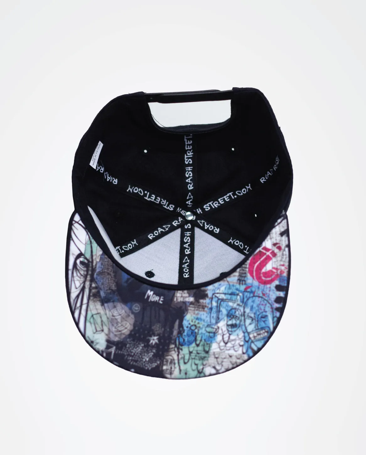 The Lisbon - Black Graffiti Hat