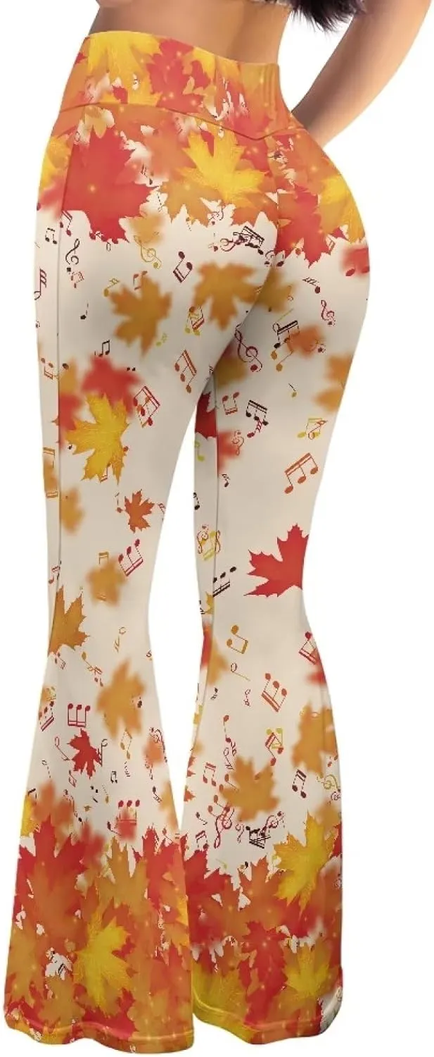 TOADDITDO Women Flare Leggings High Waist Bootcut Yoga Pants Stretch Sweatpants