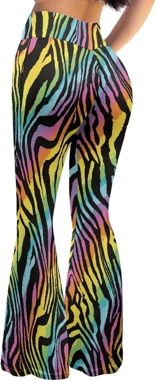 TOADDITDO Women Flare Leggings High Waist Bootcut Yoga Pants Stretch Sweatpants