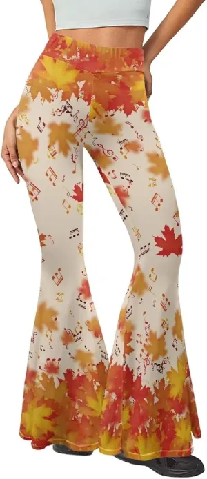 TOADDITDO Women Flare Leggings High Waist Bootcut Yoga Pants Stretch Sweatpants