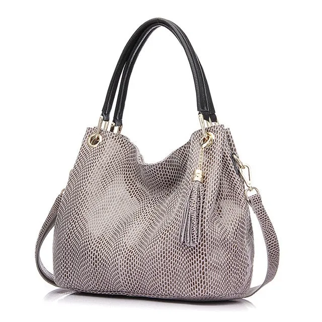 Touch-sensitive messenger leather Creative quality high bag genuine shoulder totes bags hobos bag female handbags women leather Realer crossbody woman