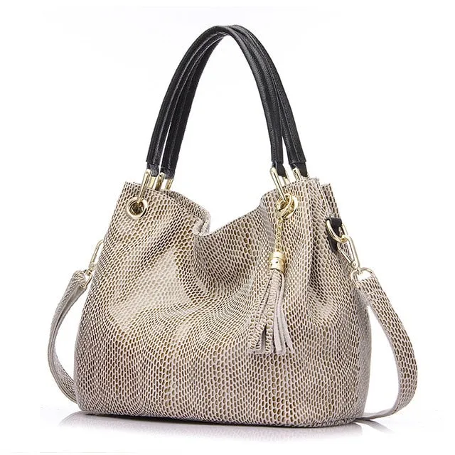 Touch-sensitive messenger leather Creative quality high bag genuine shoulder totes bags hobos bag female handbags women leather Realer crossbody woman