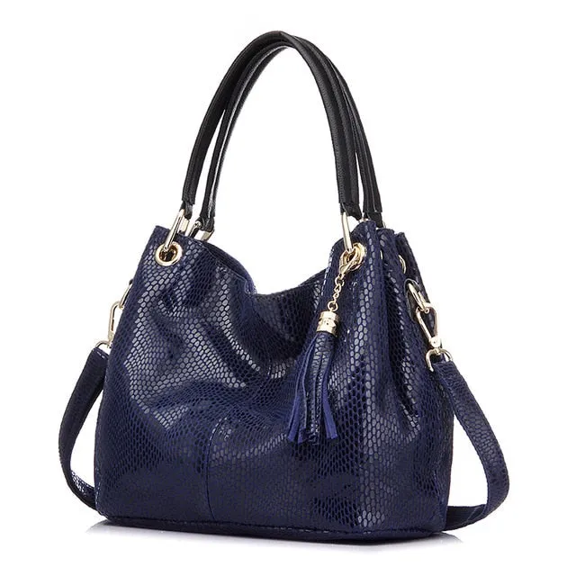 Touch-sensitive messenger leather Creative quality high bag genuine shoulder totes bags hobos bag female handbags women leather Realer crossbody woman