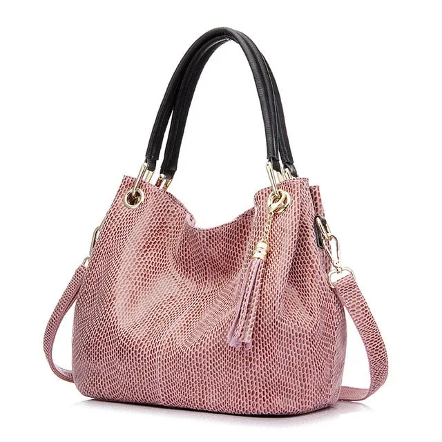 Touch-sensitive messenger leather Creative quality high bag genuine shoulder totes bags hobos bag female handbags women leather Realer crossbody woman