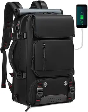 Travel Laptop Backpack Convertible Duffle Backpack 17inch Carry on Backpack for Men Women (Black)