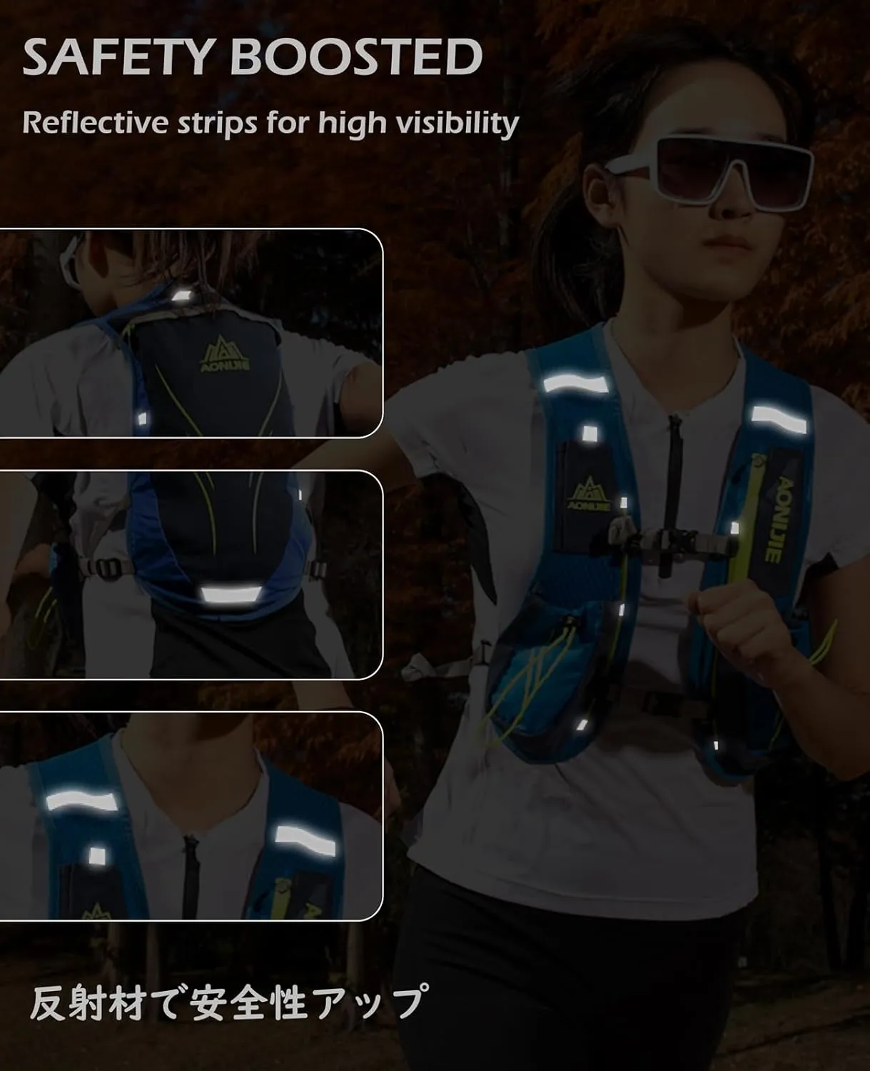 TRIWONDER Hydration Pack Backpack 5L Marathoner Running Race Hydration Vest
