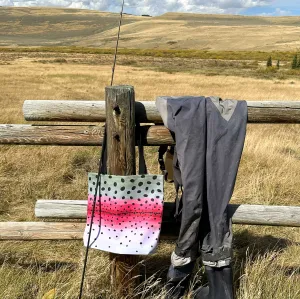 Trout Pattern Tote Bags