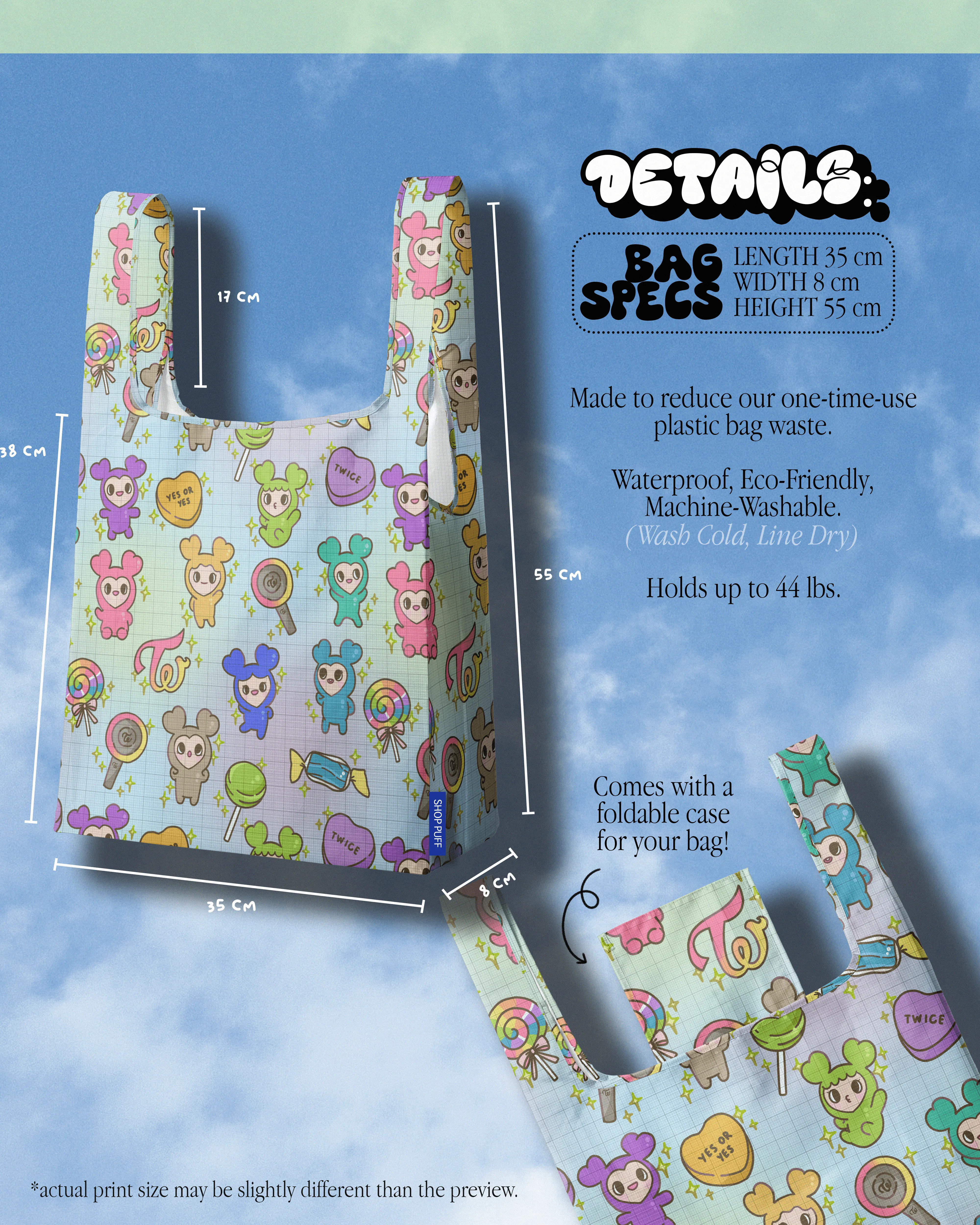TW Reusable Nylon Tote