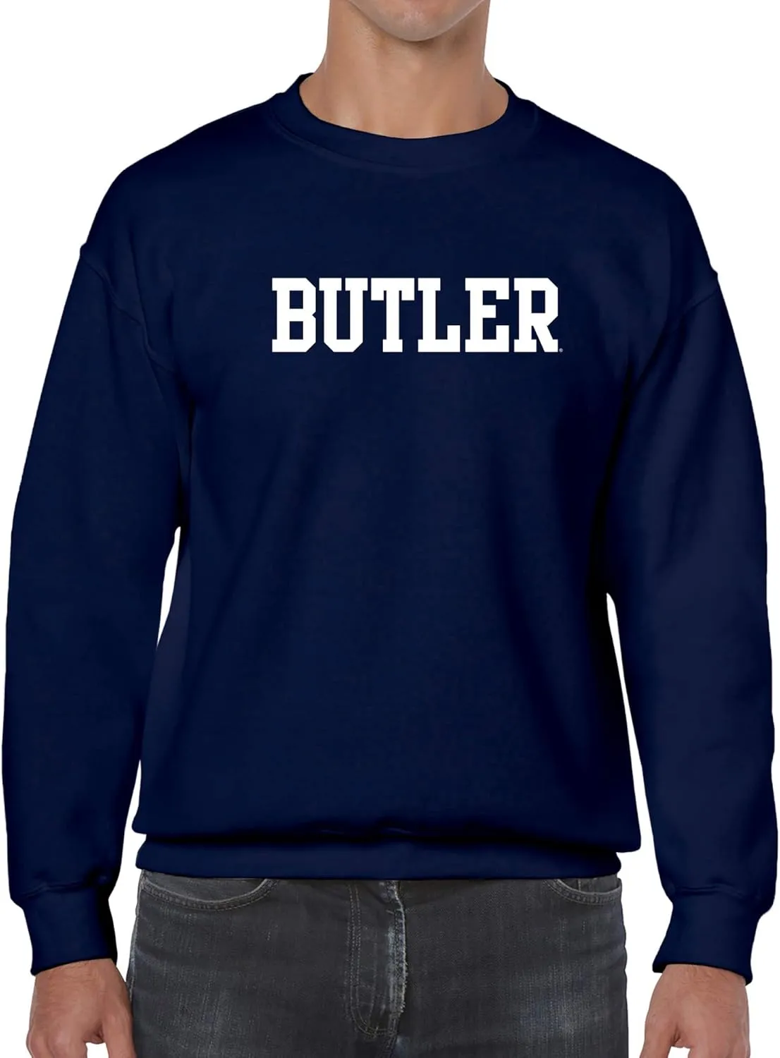 UGP Campus Apparel NCAA Basic Block, Team Color Crewneck, College, University