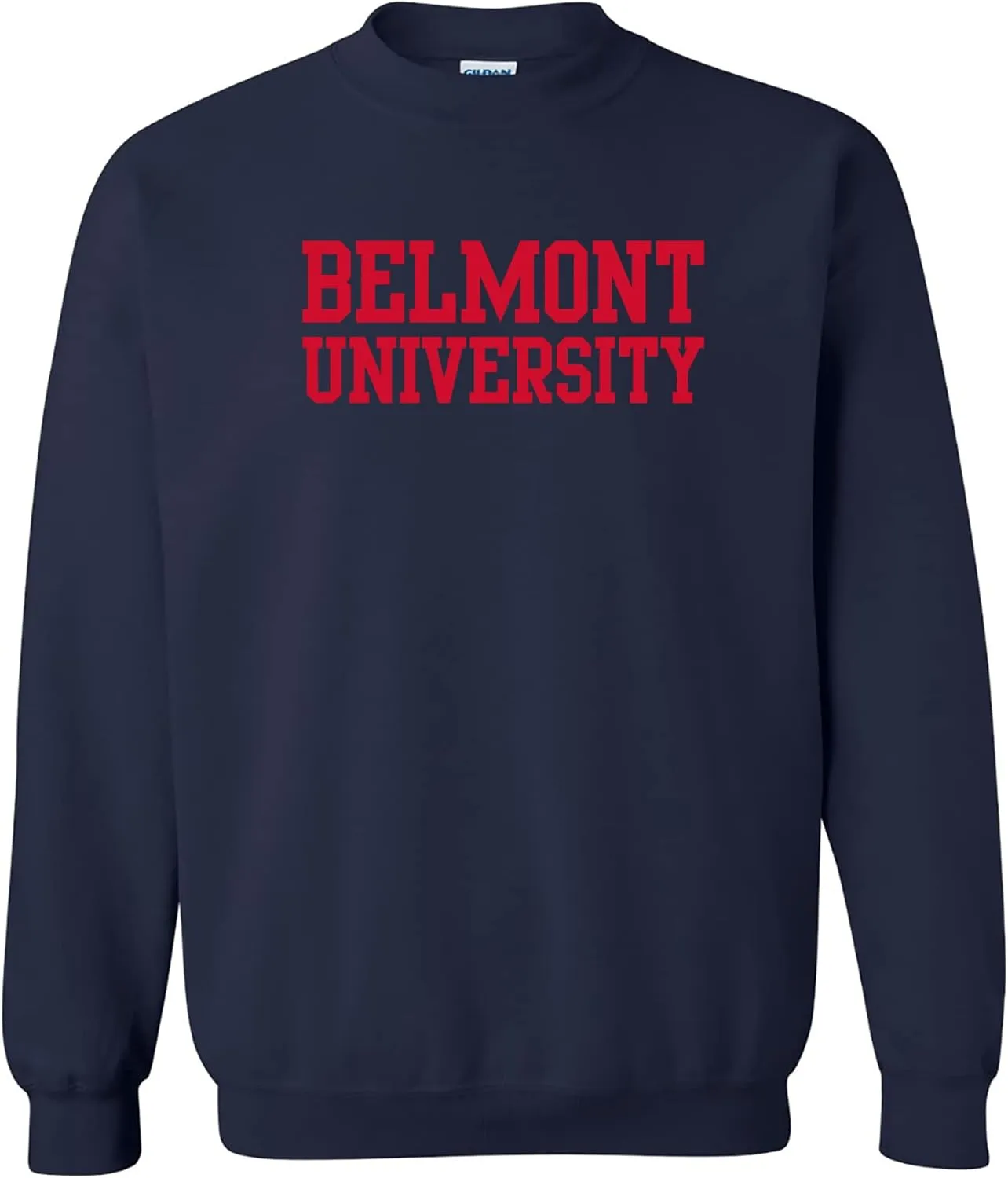 UGP Campus Apparel NCAA Basic Block, Team Color Crewneck, College, University