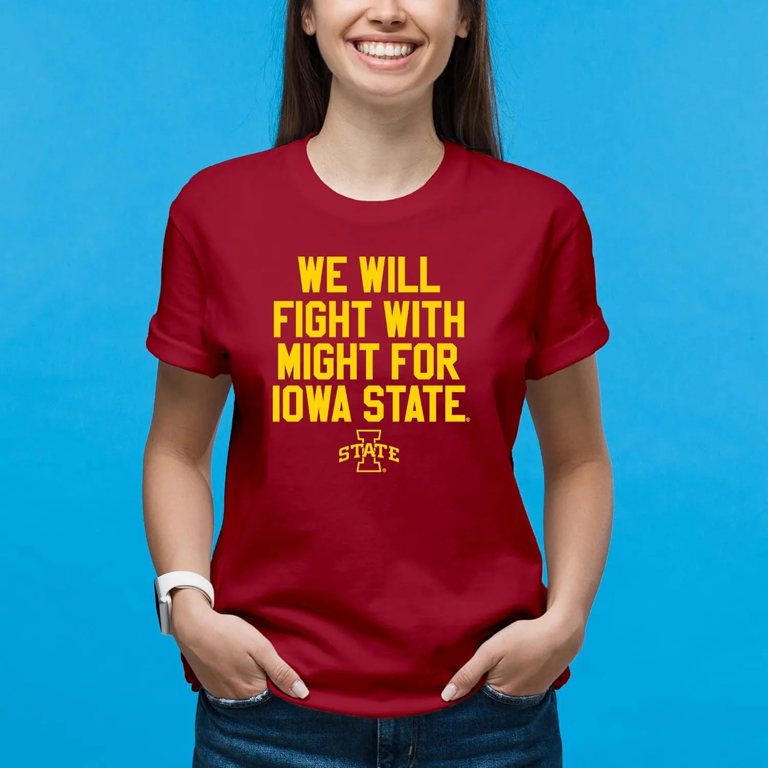 UGP Campus Apparel NCAA Fight Song Sport, Team Color T Shirt, College, University