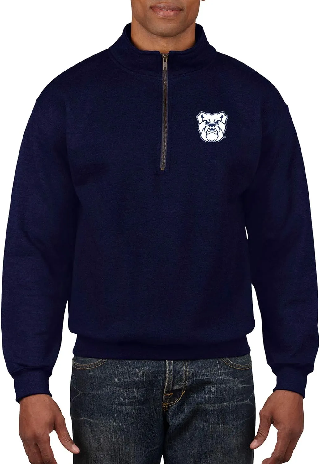 UGP Campus Apparel NCAA Primary Logo, Team Color (1/4) Quarter Zip Sweatshirt, College, University