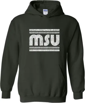 UGP Campus Apparel NCAA Retro Underline, Team Color Hoodie, College, University