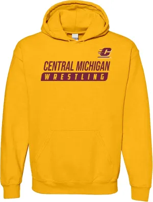 UGP Campus Apparel NCAA Wrestling Slant, Team Color Hoodie, College, University