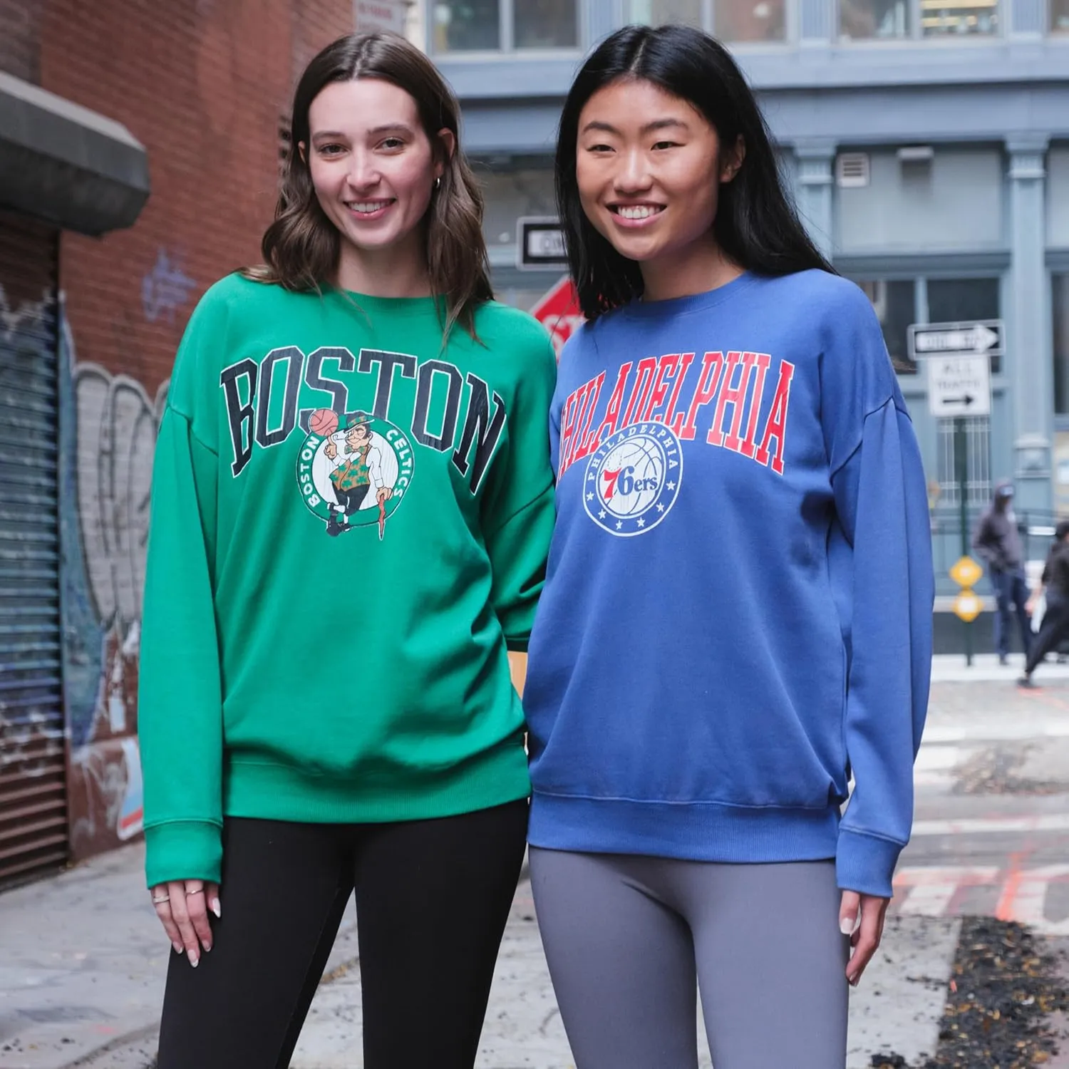 Ultra Game Women's NBA Official Super Soft Oversized Sweatshirt